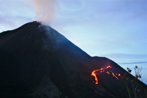 VolcanoPacayaSunrise Volcano Pacaya at Sunrise