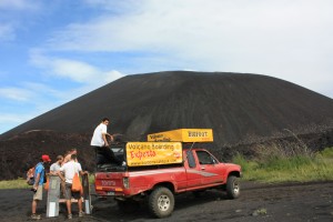 Arrival at Cerro Negro