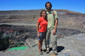 Atop Volcano Santa Ana in El Salvador