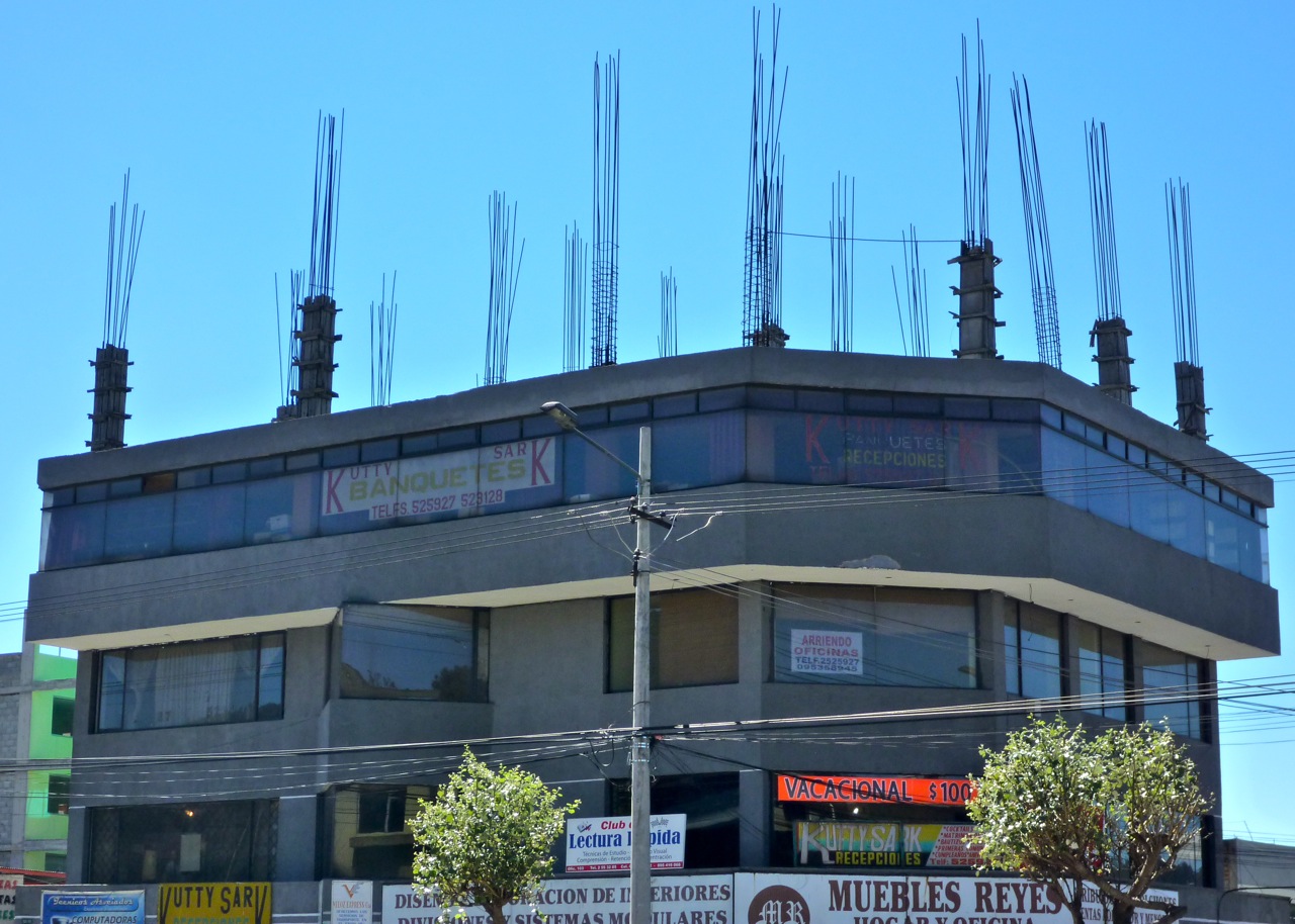 Unfinished Building in Quito, Ecuador Buildings in South America